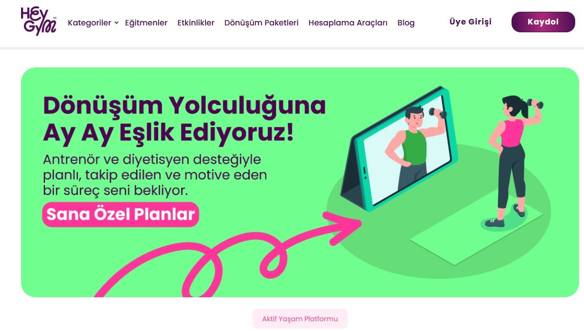 Evde Spor ve Gebelik Sonrası Spor - Heygym.com